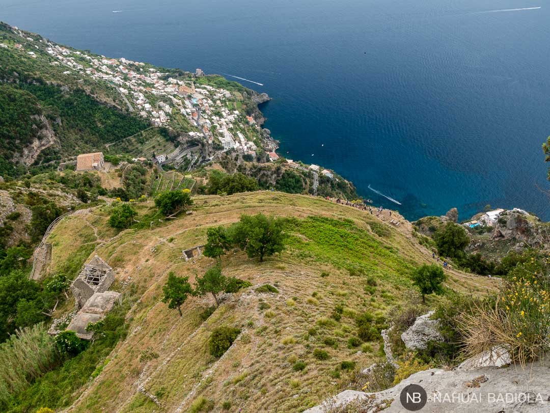 sendero de los dioses en la montana
