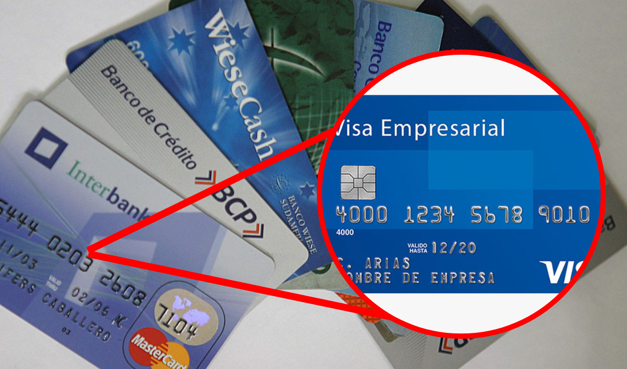 tarjeta de credito con saldo visible