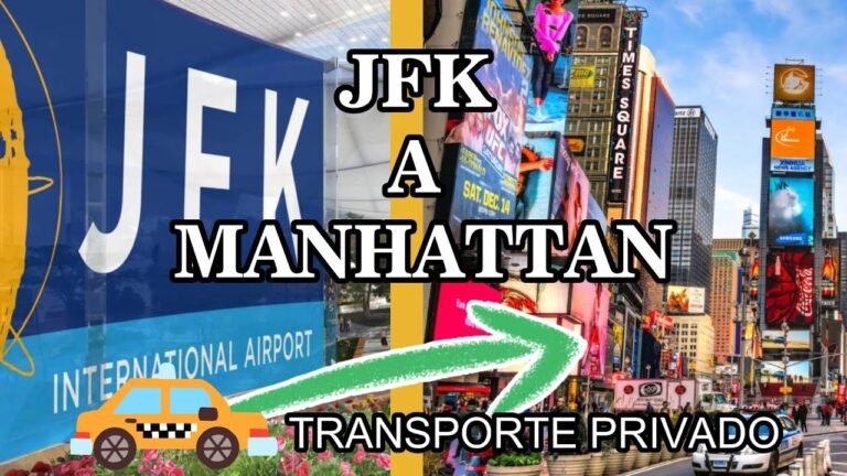 Cómo llegar del aeropuerto JFK a Manhattan fácilmente