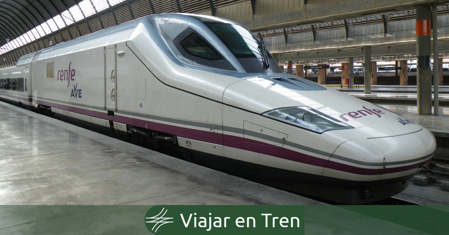 tren viajando entre sevilla y valencia