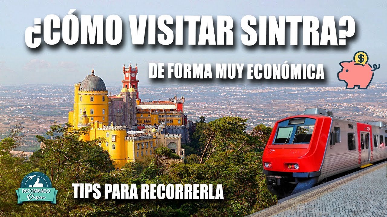 tren viajando hacia sintra en lisboa