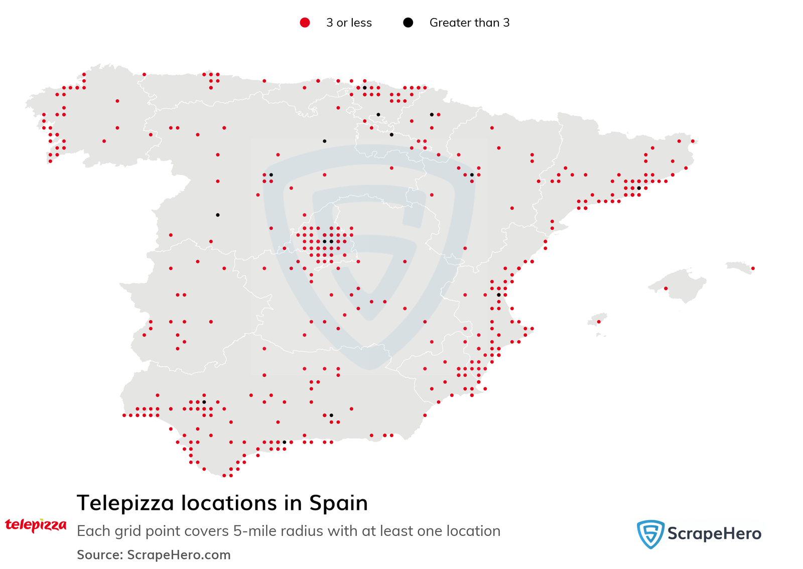 ubicacion de telepizza en un mapa