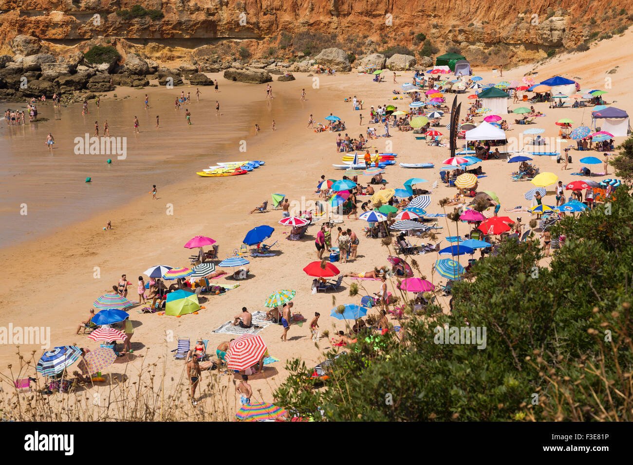 vista aerea de cala del aceite conil