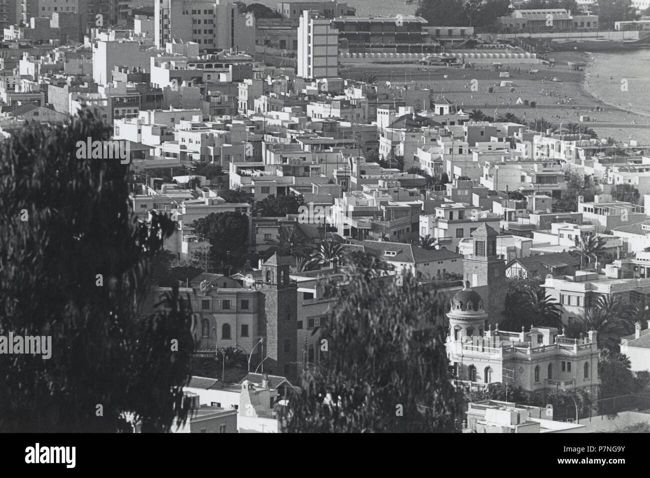 vista aerea de ciudad jardin las palmas