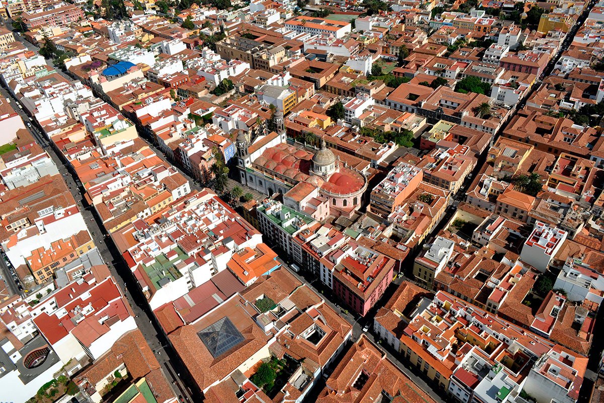 vista aerea de la cuesta tenerife