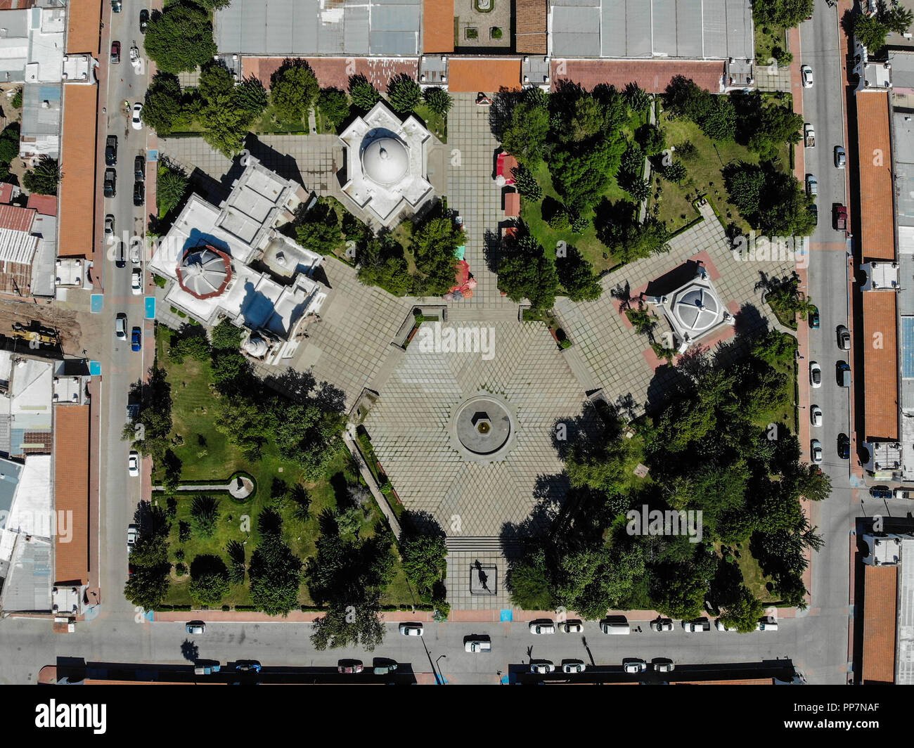 vista aerea de plaza de armas