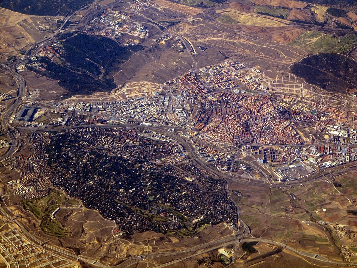 vista aerea de san sebastian de los reyes