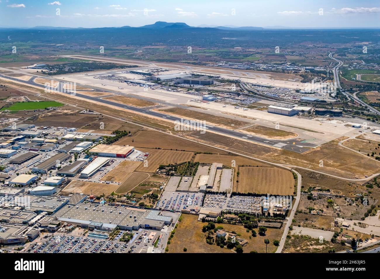 vista aerea del aeropuerto de palma 1