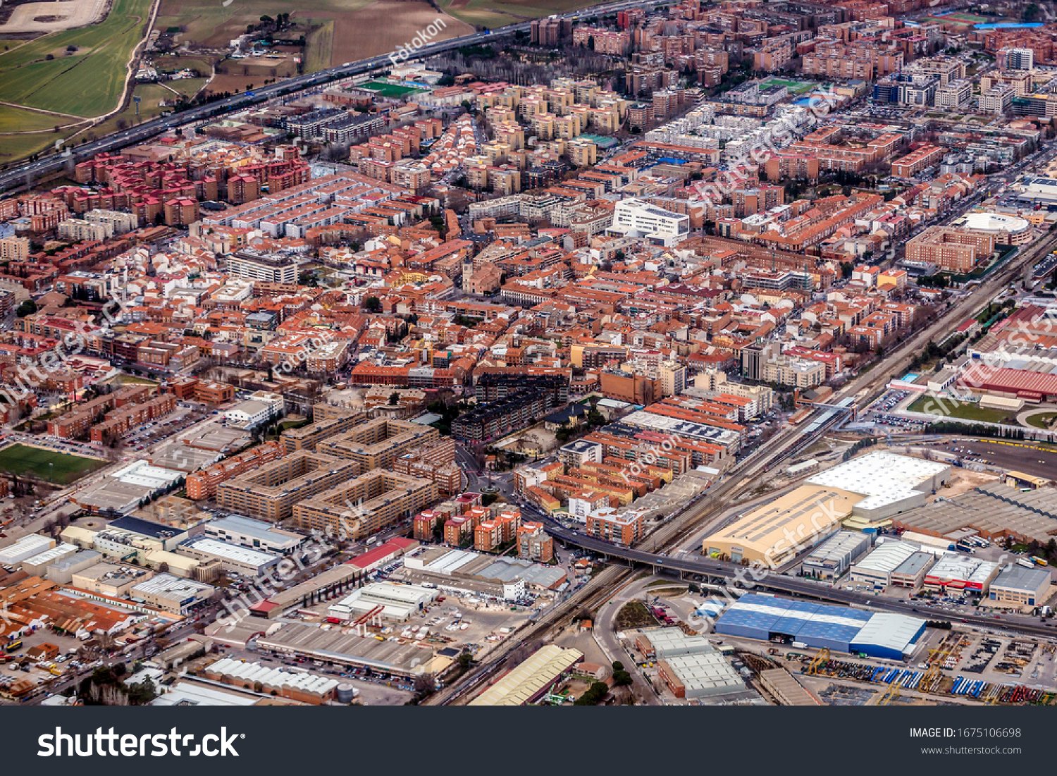 vista de la ciudad de torrejon de ardoz