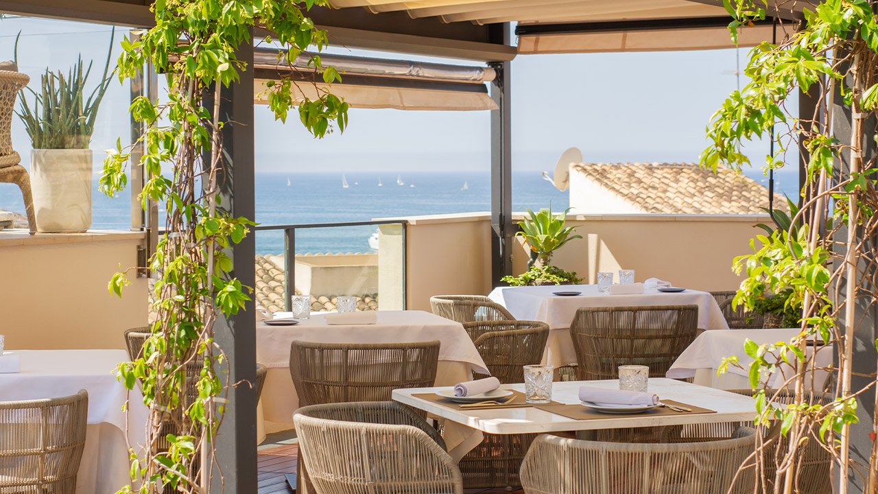 vista de restaurantes en palma de mallorca