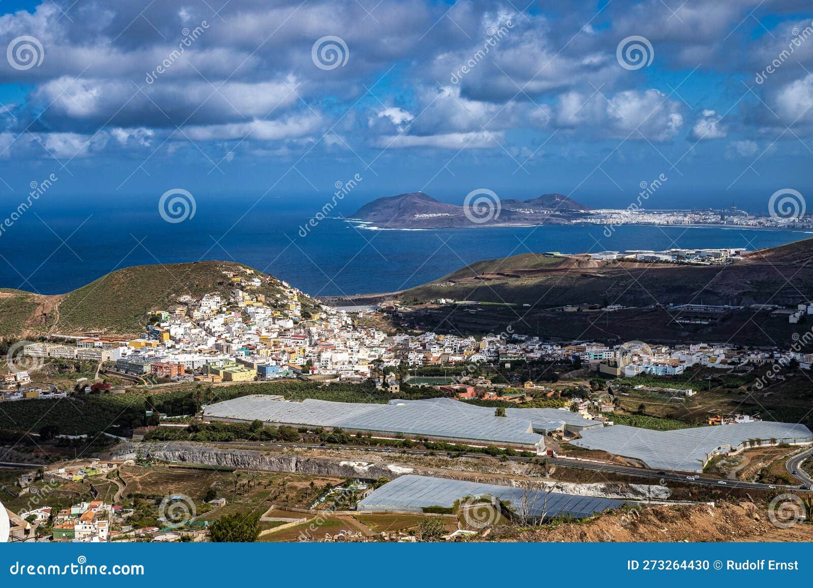 vista panoramica de arucas gran canaria