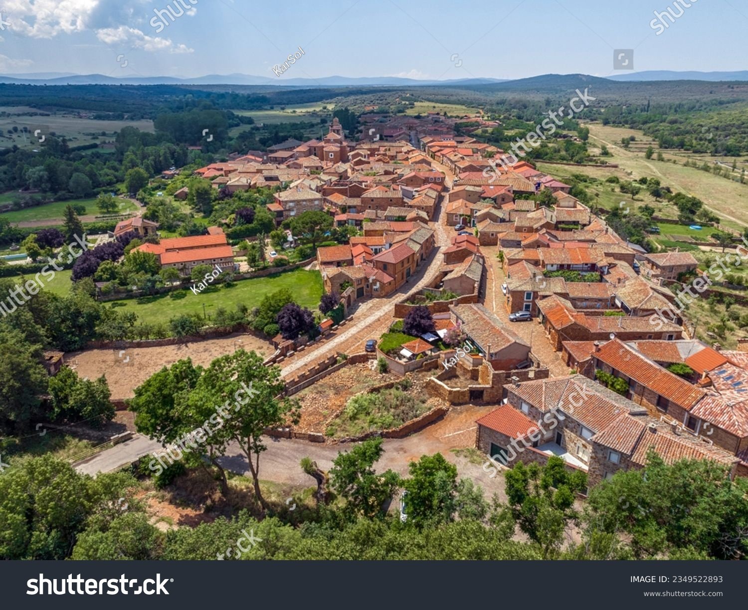 vista panoramica de castrillo de los polvazares