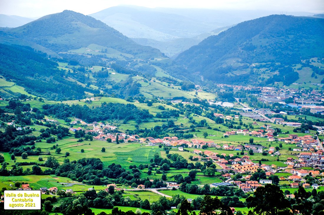 vista panoramica de corrales de buelna