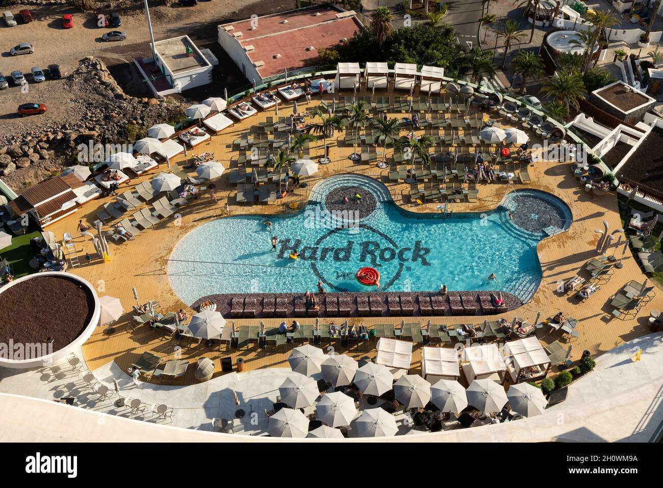 vista panoramica de hard rock tenerife
