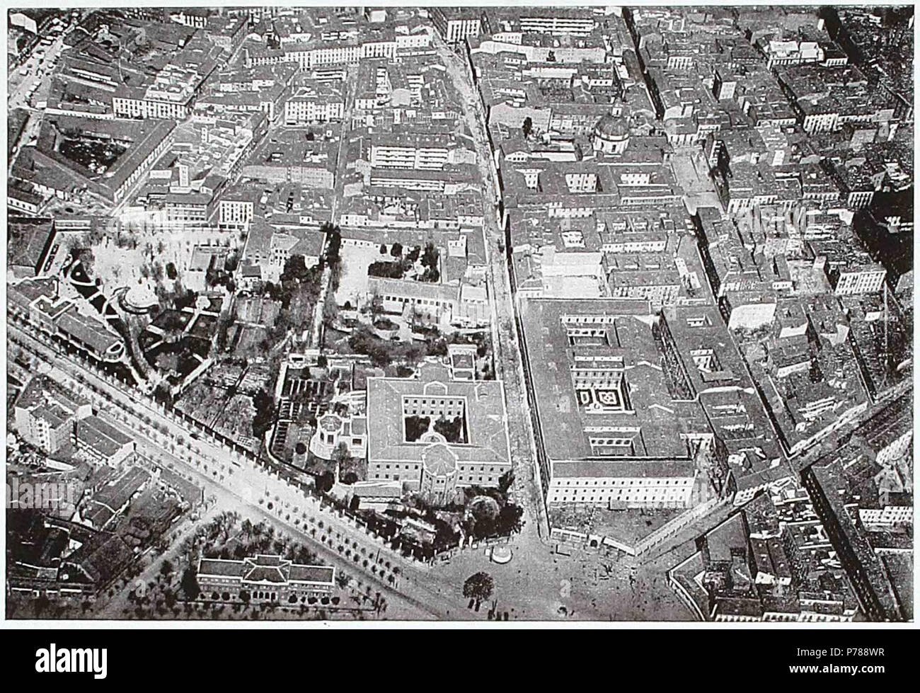 vista panoramica de la glorieta de espana