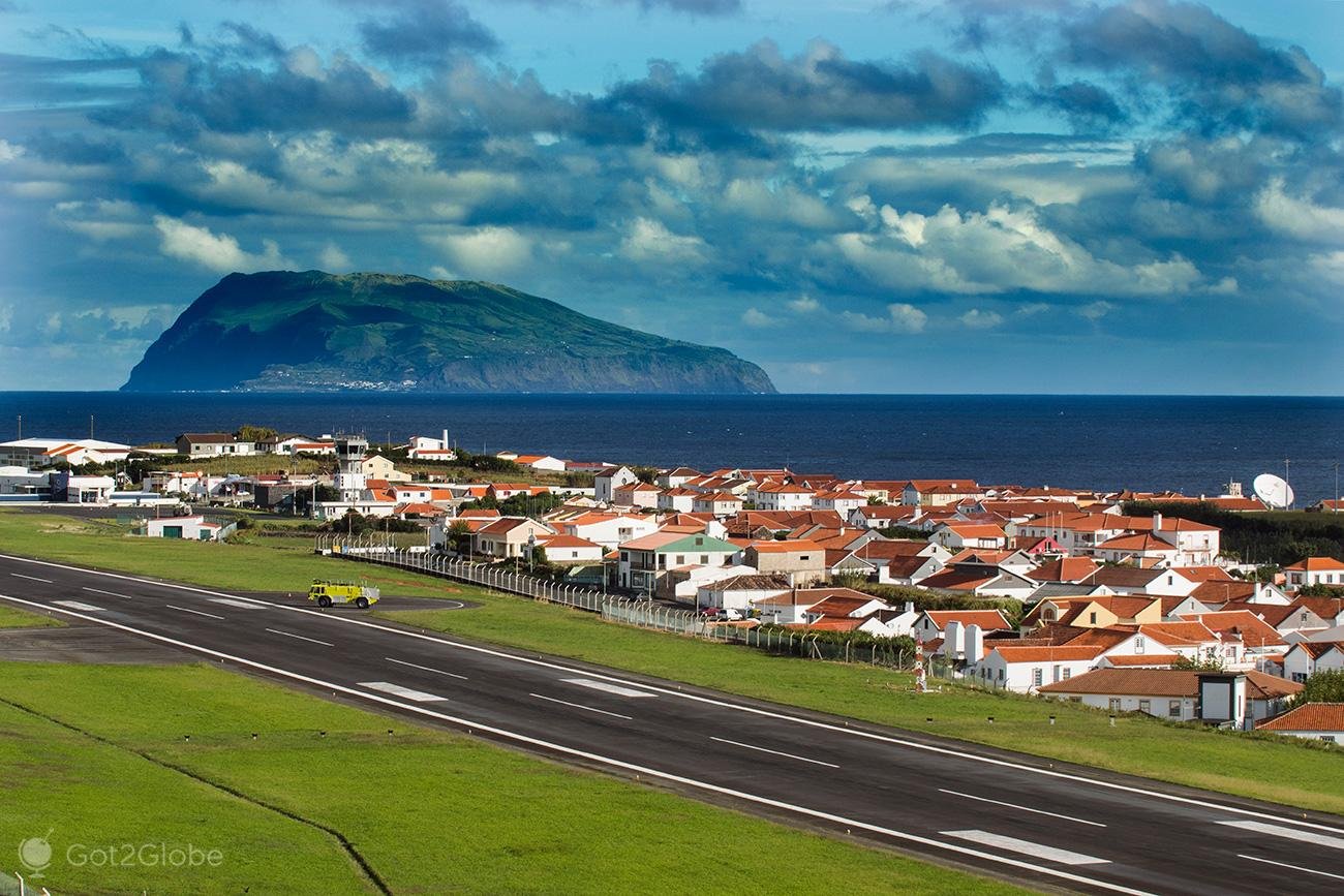 vista panoramica de la isla de las flores