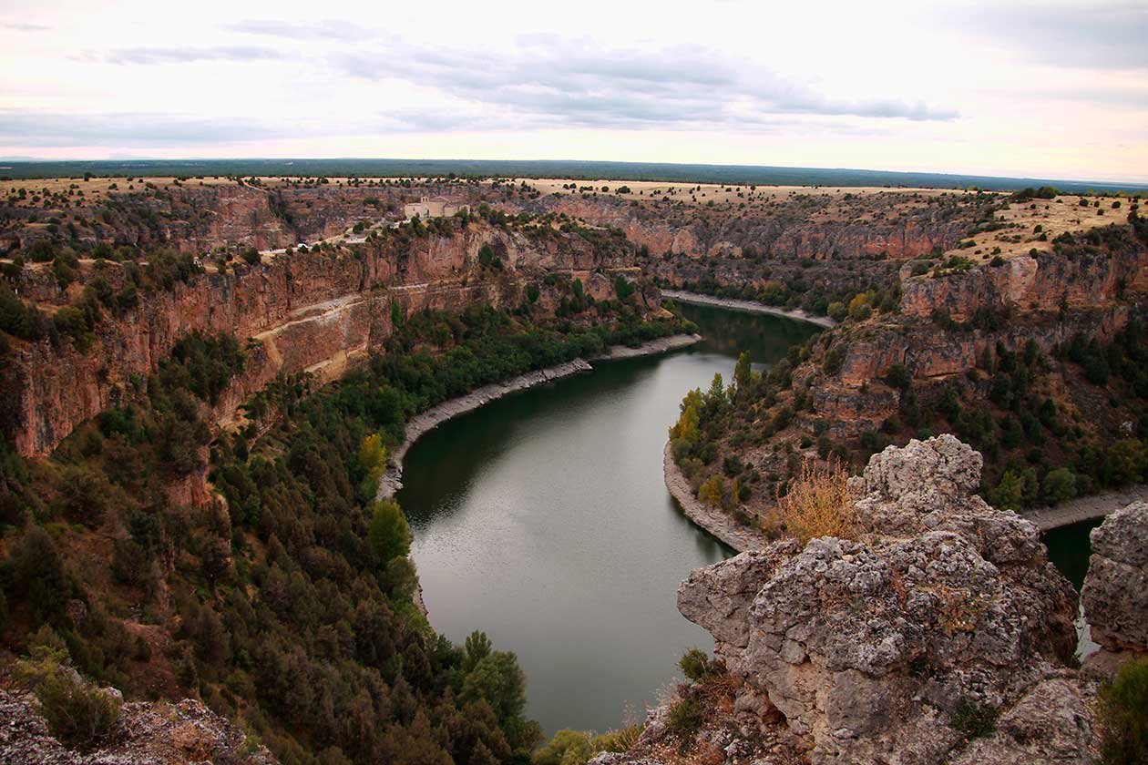 vista panoramica de las hoces del duraton