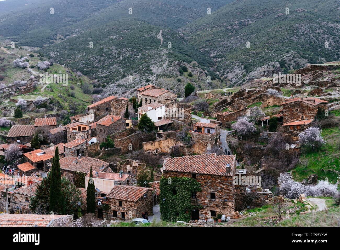 vista panoramica de patones de arriba