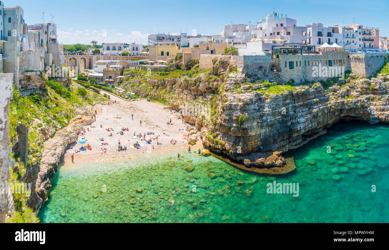 vista panoramica de polignano a mare