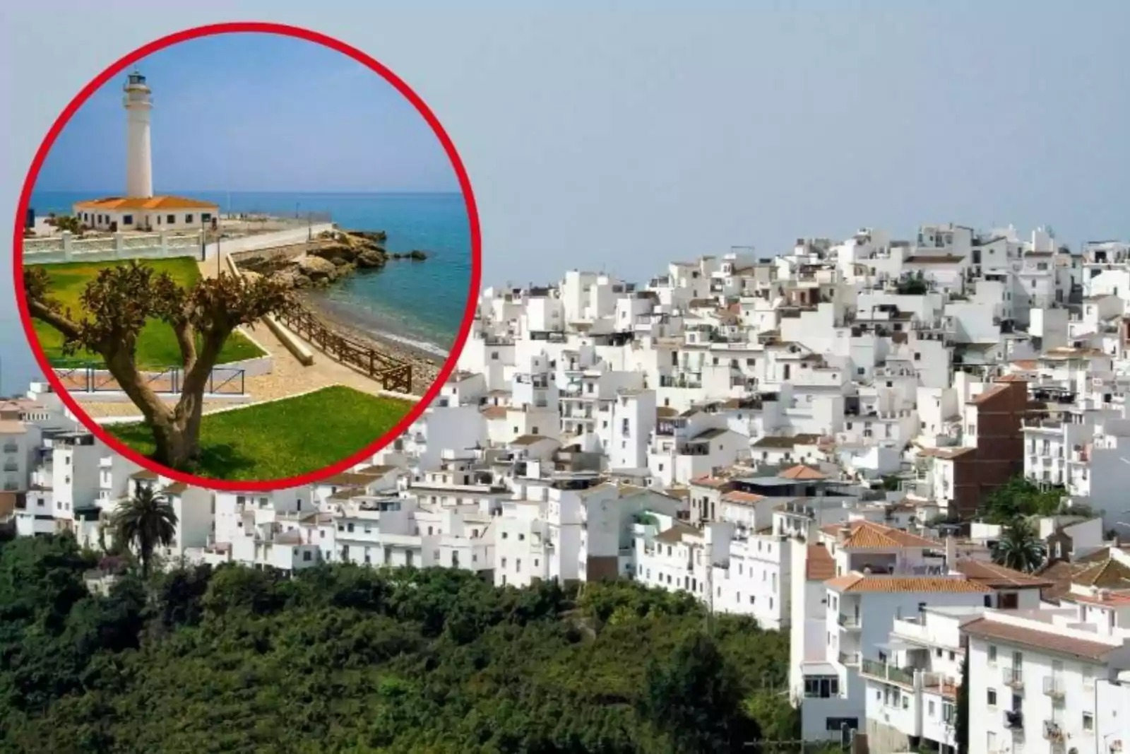 vista panoramica de torrox pueblo