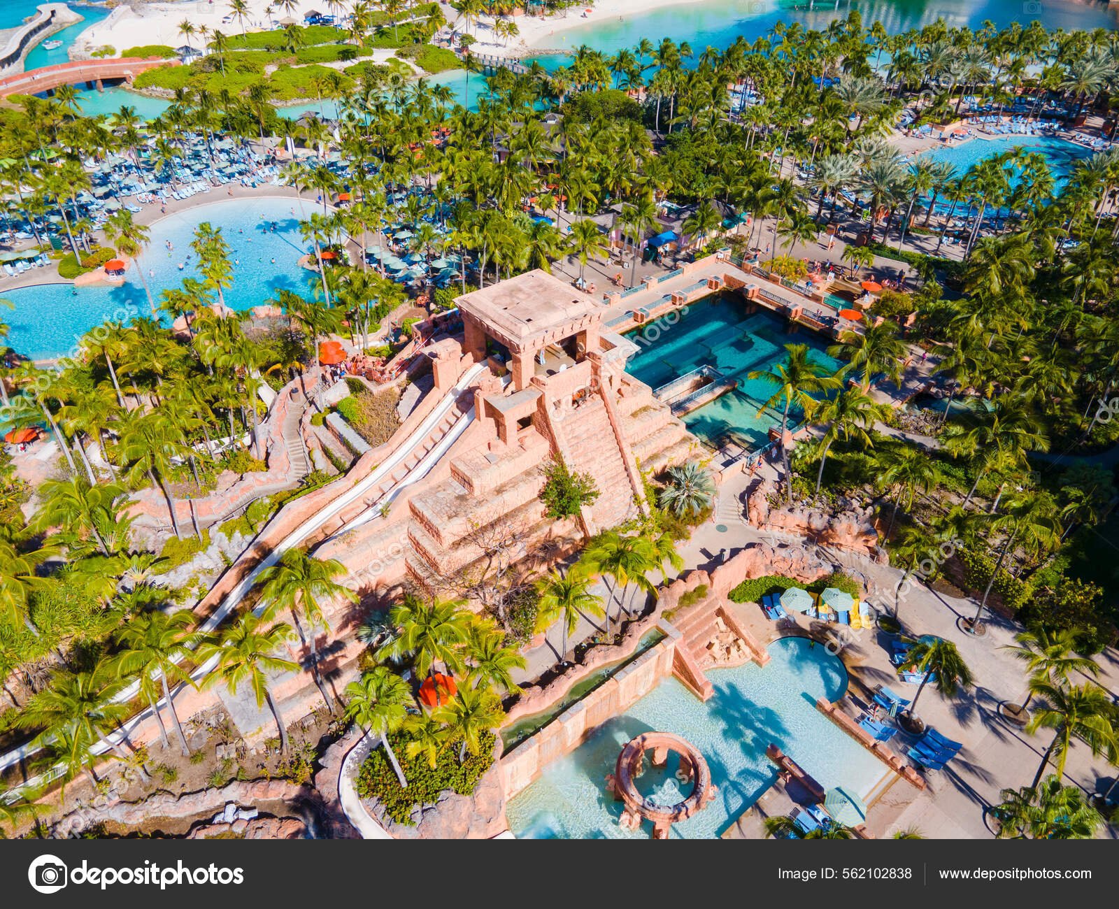 vista panoramica del balneario templo del agua