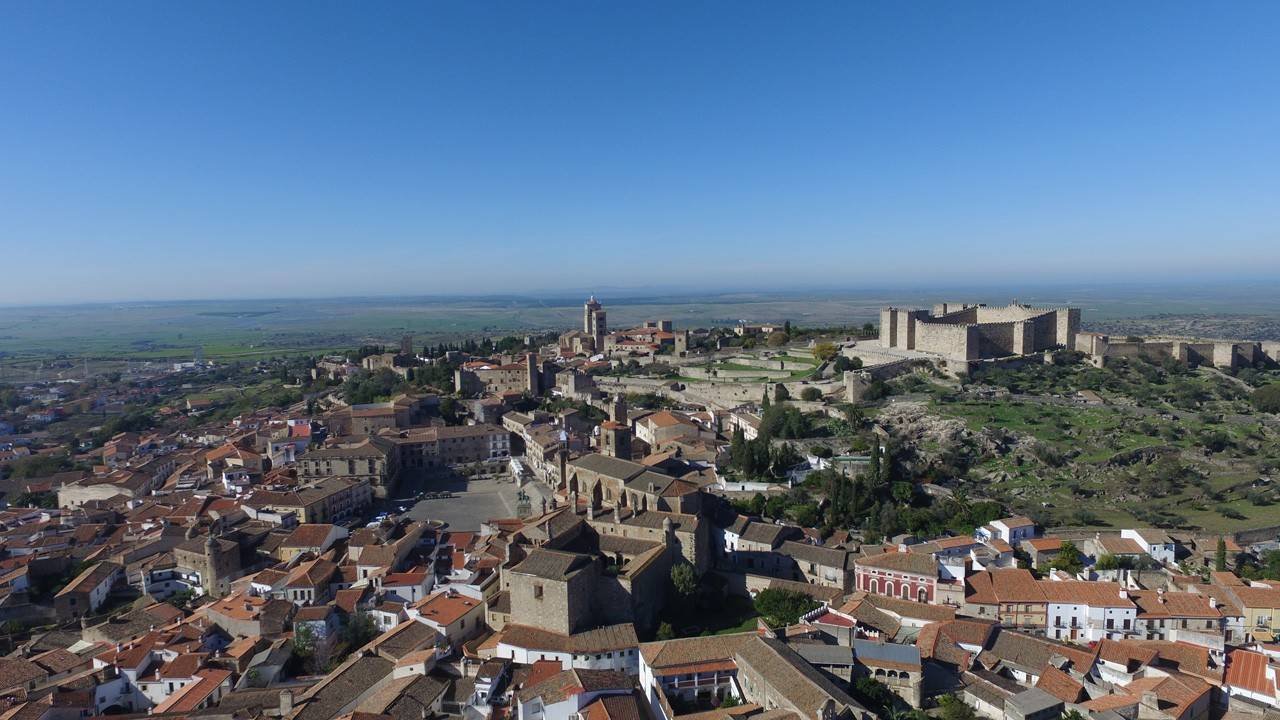 vista panoramica del parador de trujillo