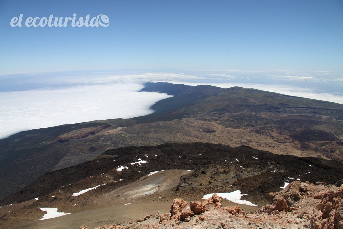 vista panoramica del pico del teide