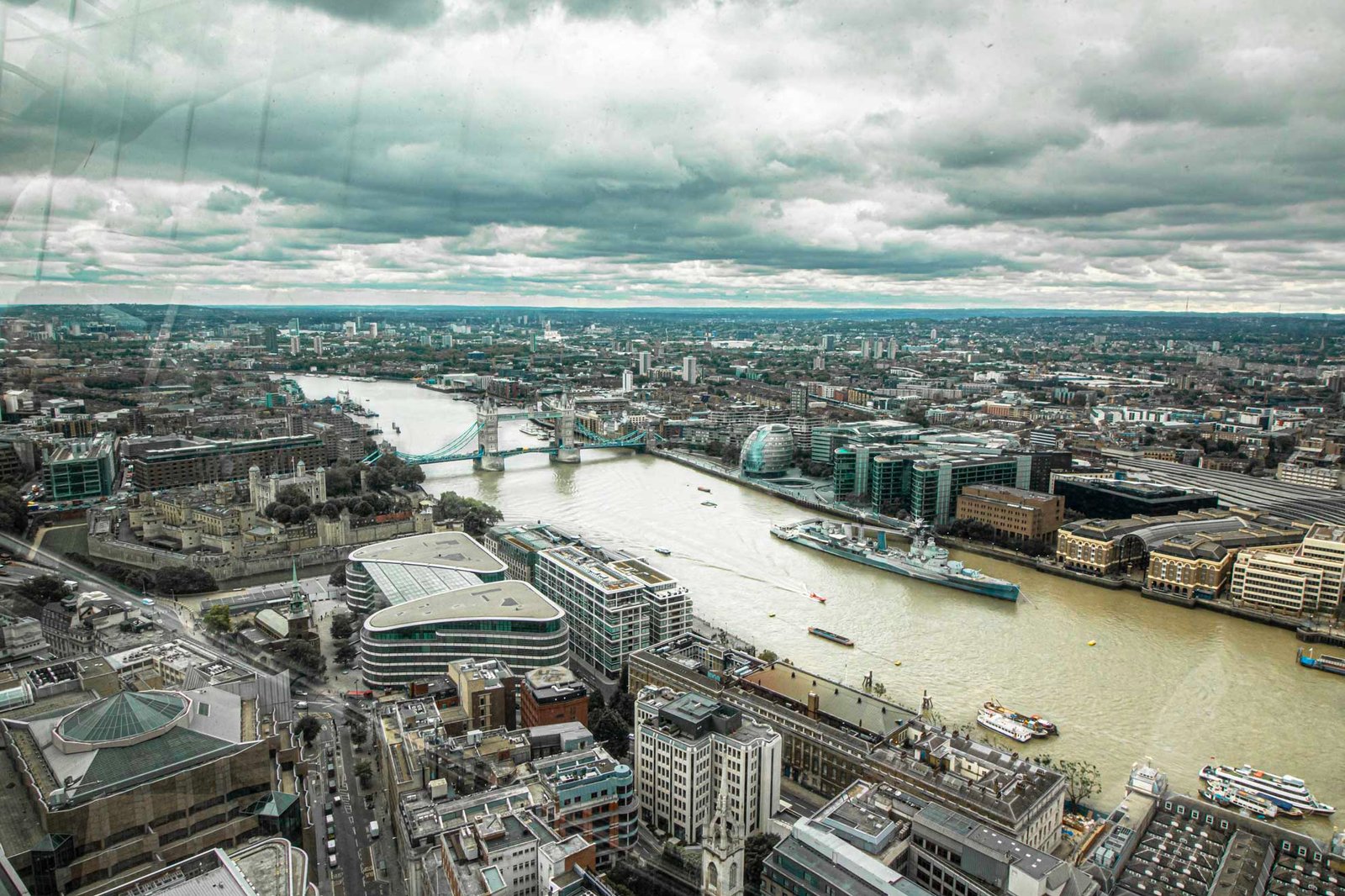 vista panoramica del sky garden en londres