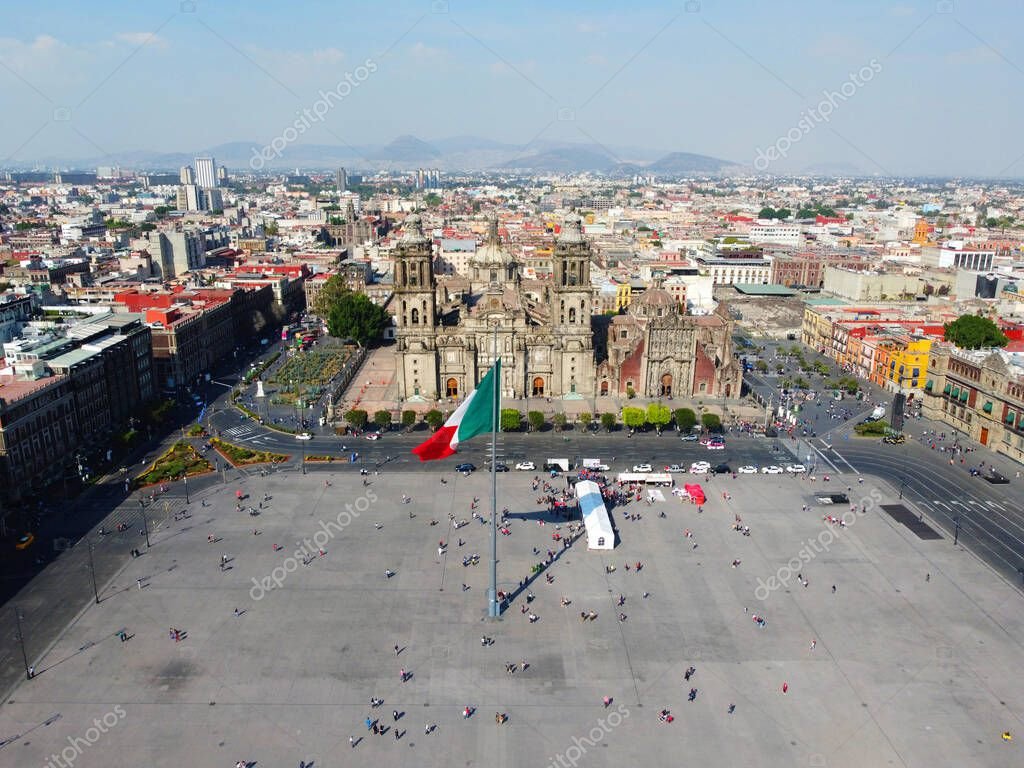 vista panoramica del zocalo de ciudad de
