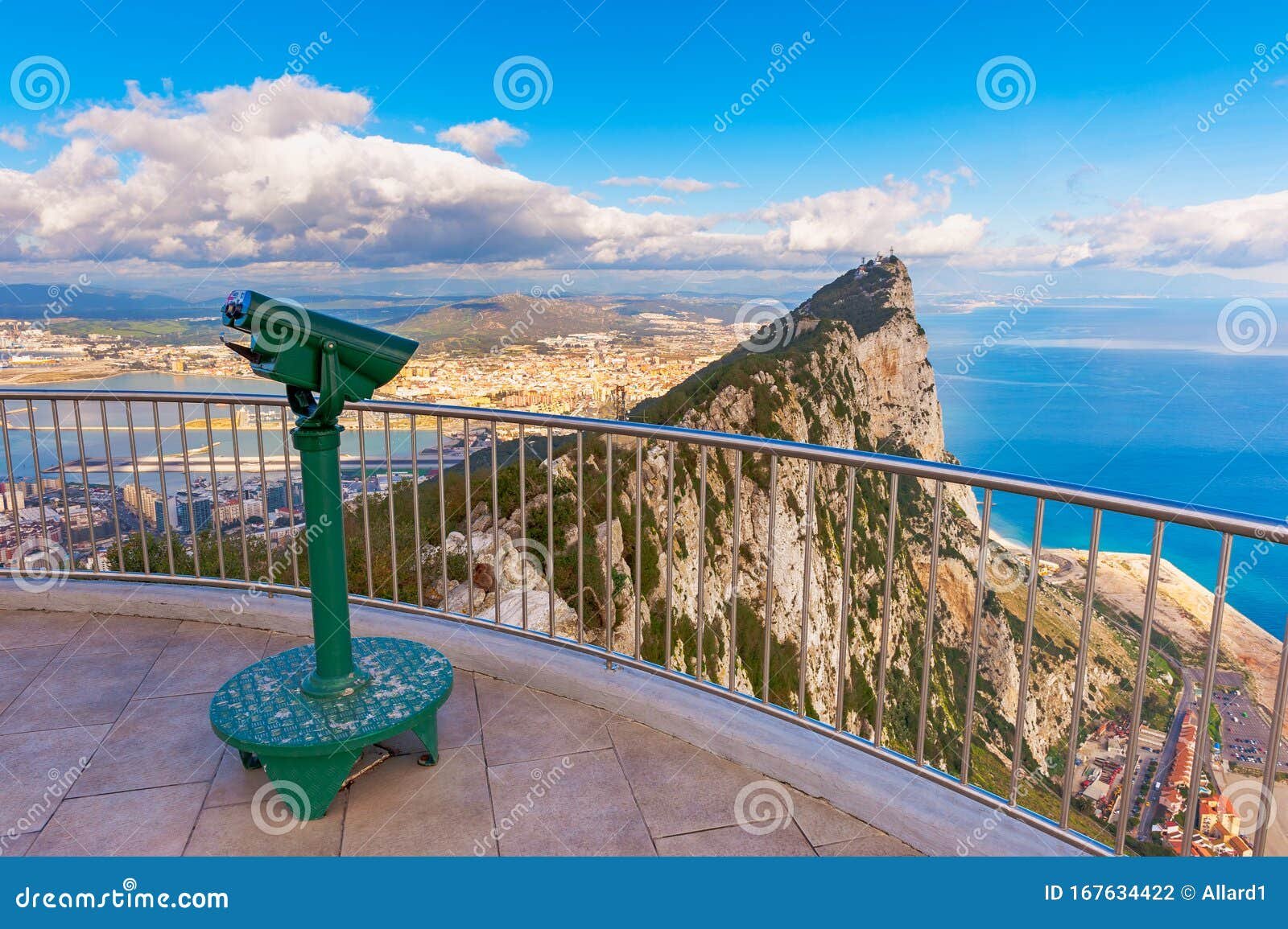 vista panoramica desde el penon de gibraltar