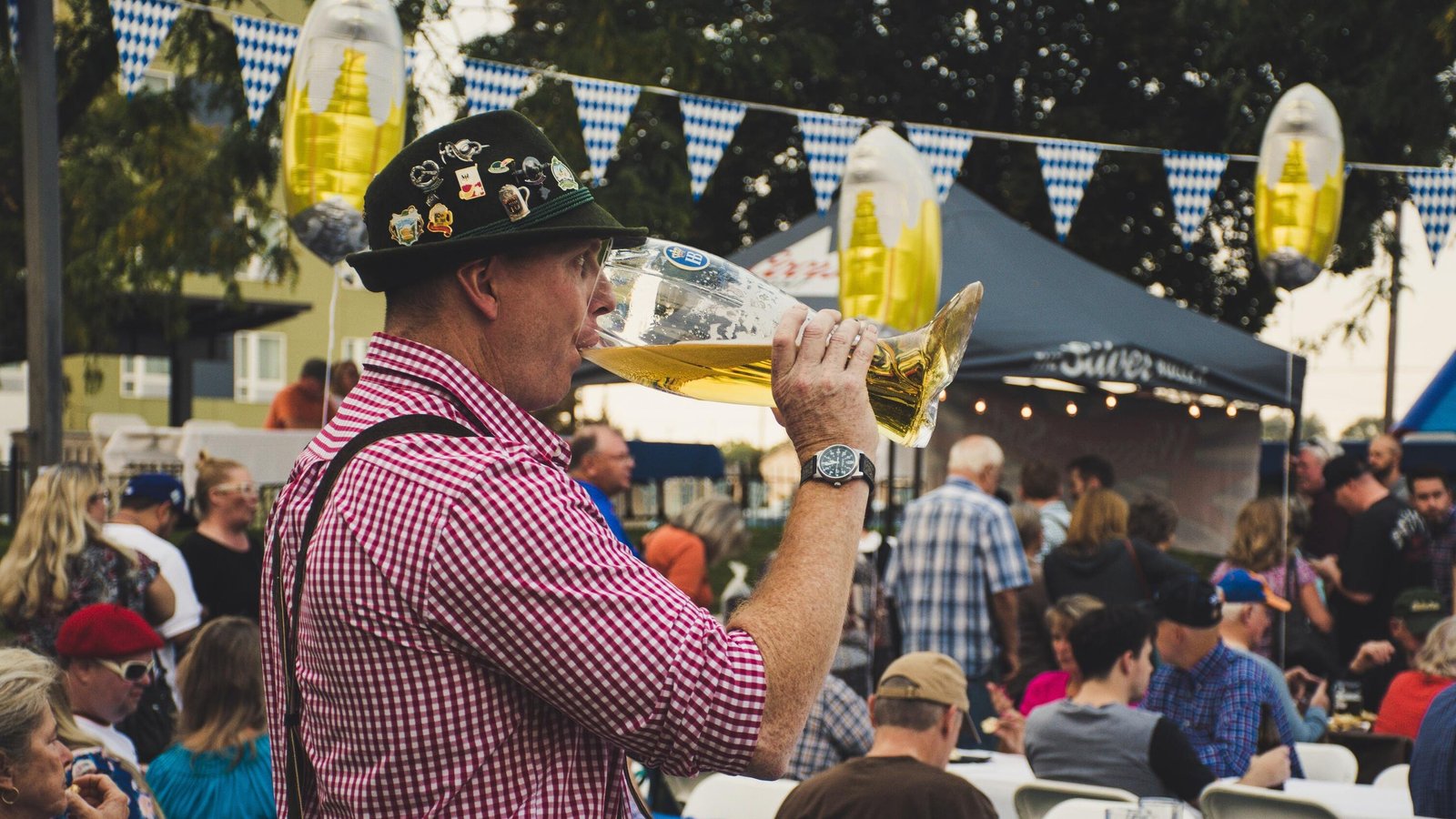 cerveza y fiesta en el oktoberfest