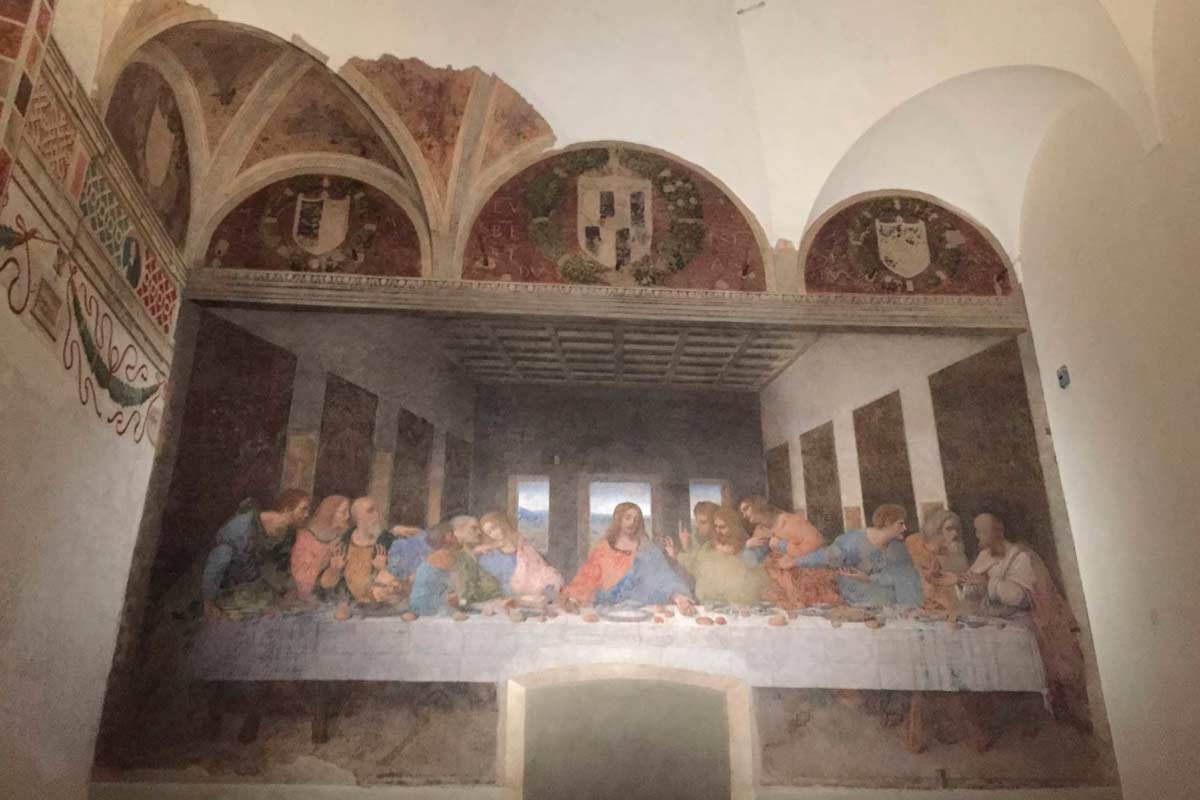 entrada a la ultima cena en milan
