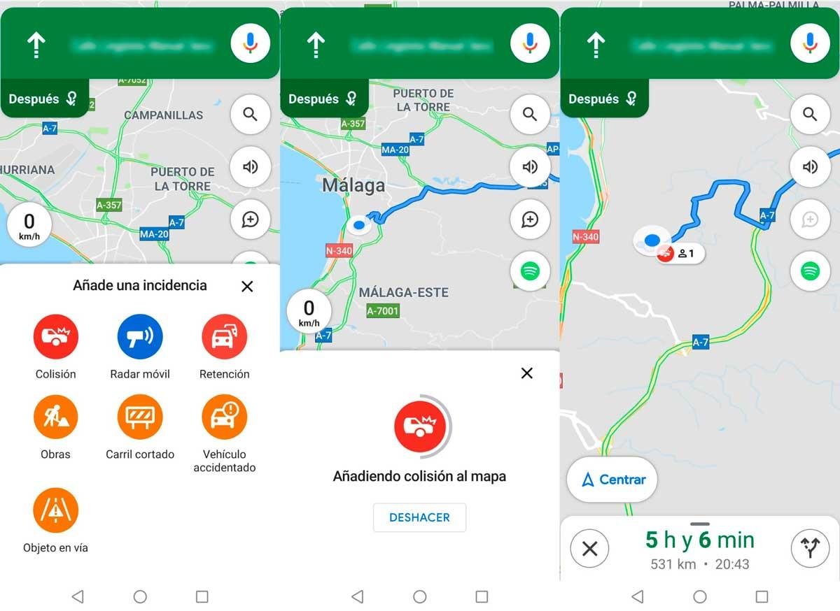 mapa con senal de gasolinera repsol
