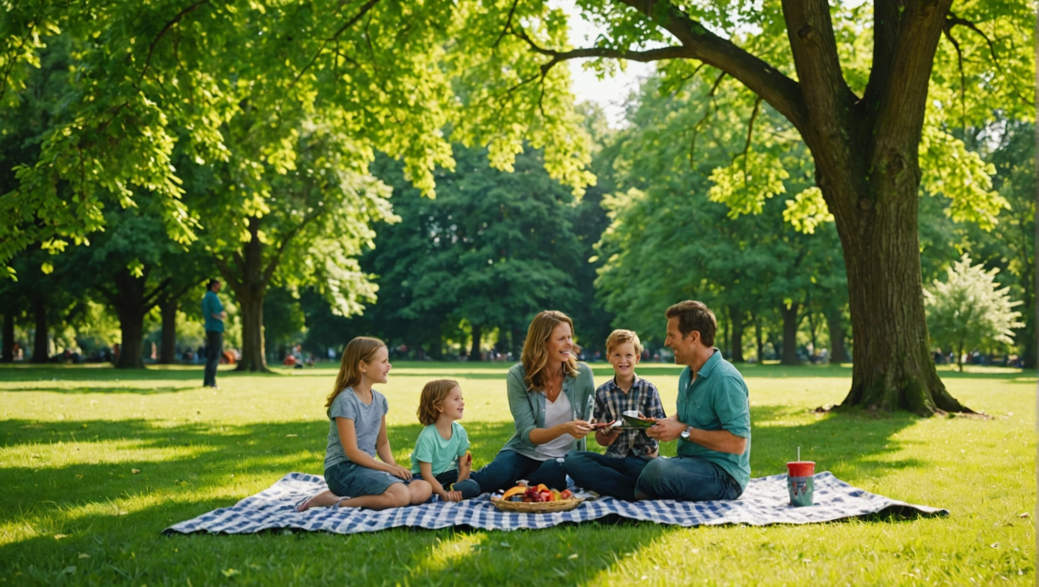 naturaleza y diversion en camping familiar