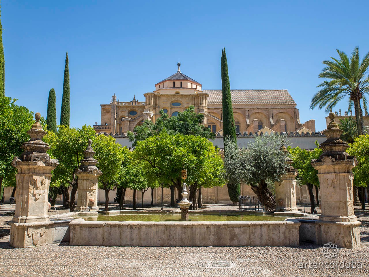 patio de los naranjos en cordoba