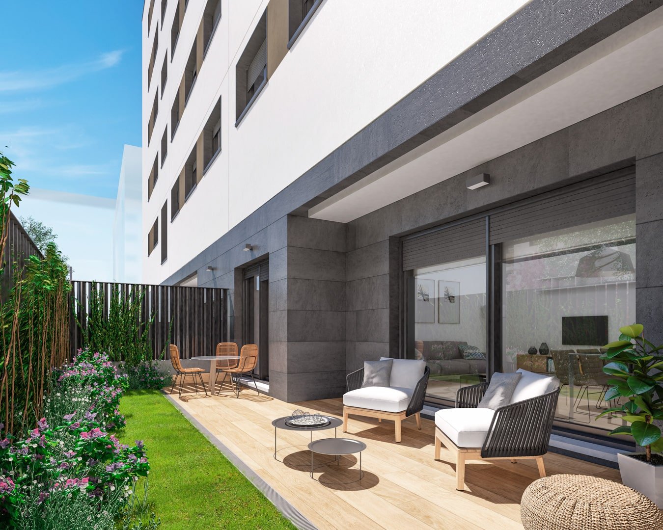 piso planta baja en barrio tranquilo