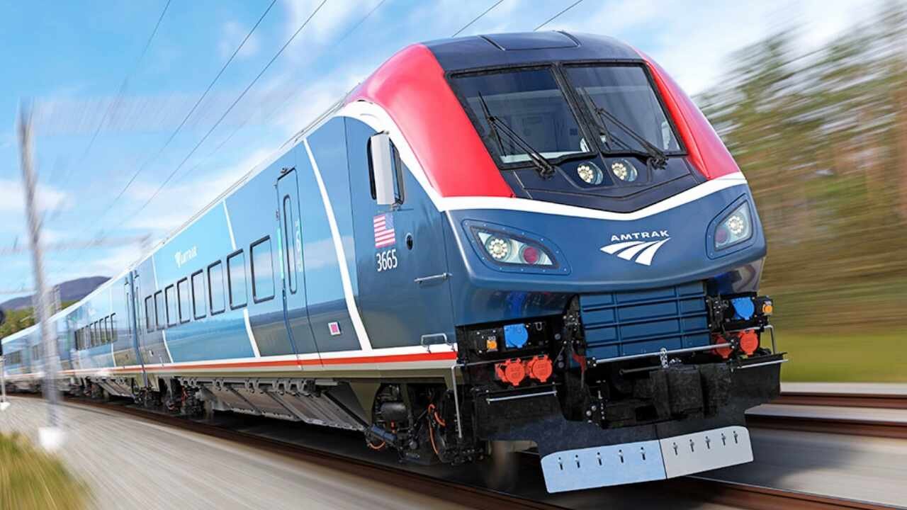 tren en movimiento entre nueva york y washington