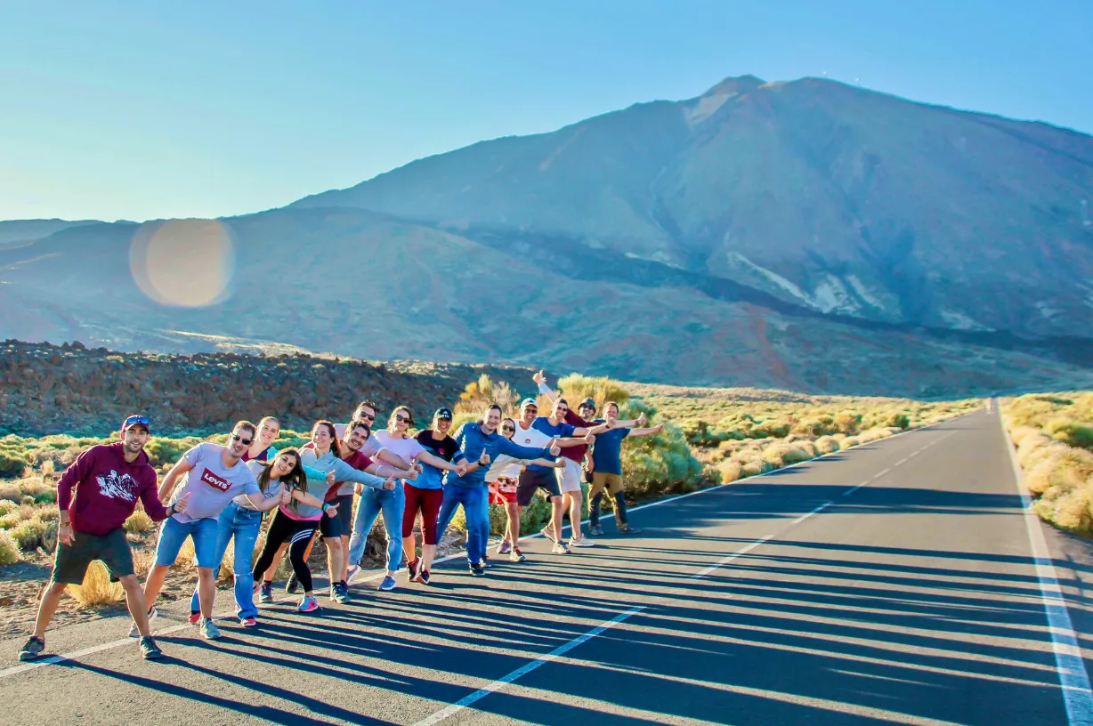 viaje en grupo por paisajes canarios