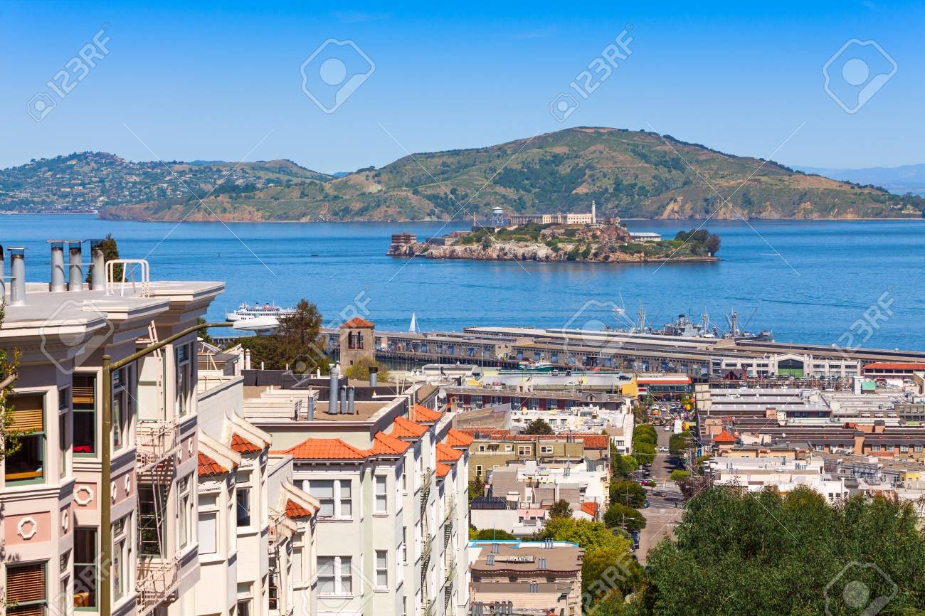vista de alcatraz desde san francisco