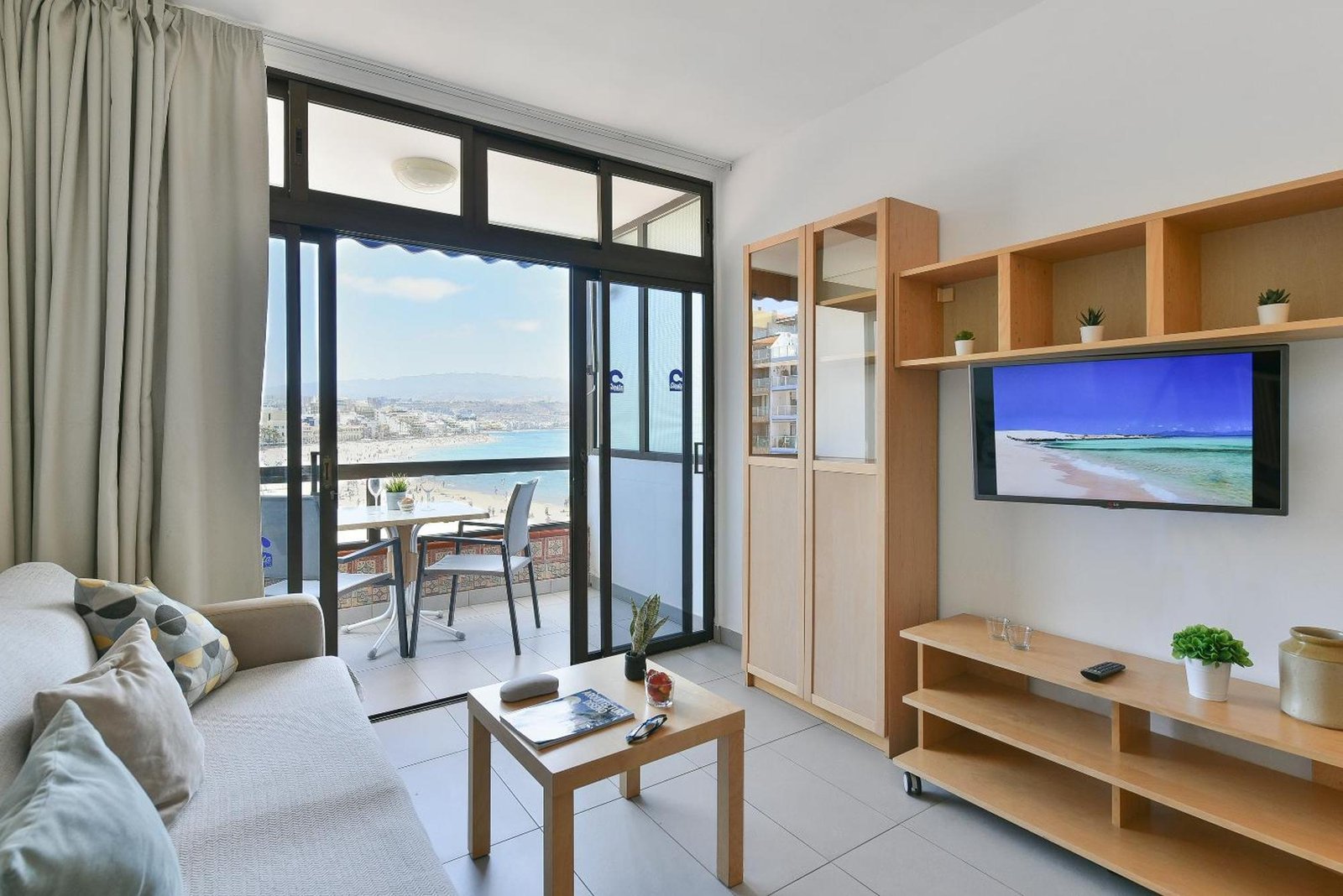 vista de un apartamento acogedor en las palmas