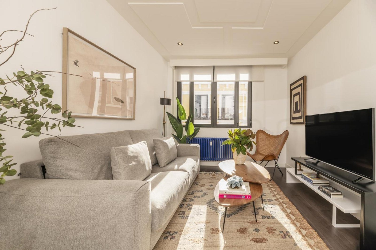 vista de un apartamento acogedor en madrid