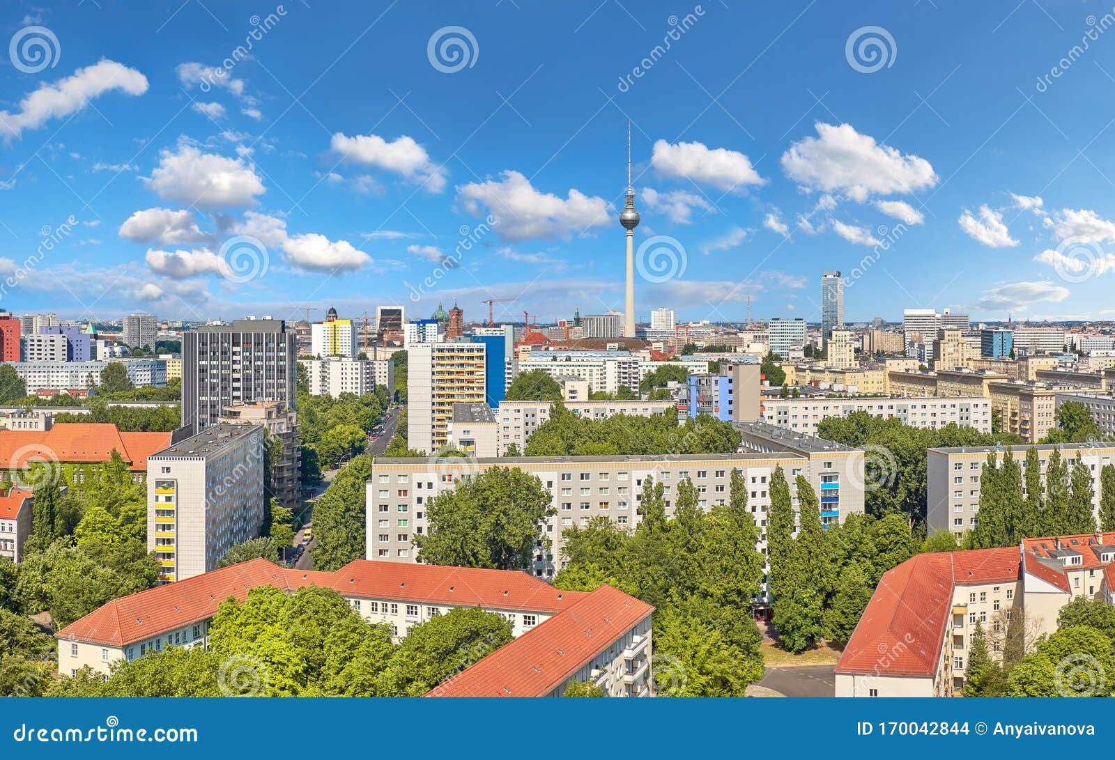 vista panoramica de berlin con edificios modernos