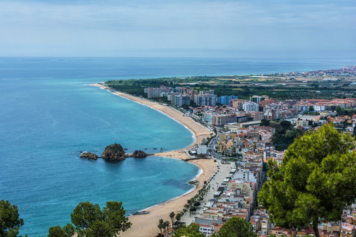 vista panoramica de blanes y sus alrededores