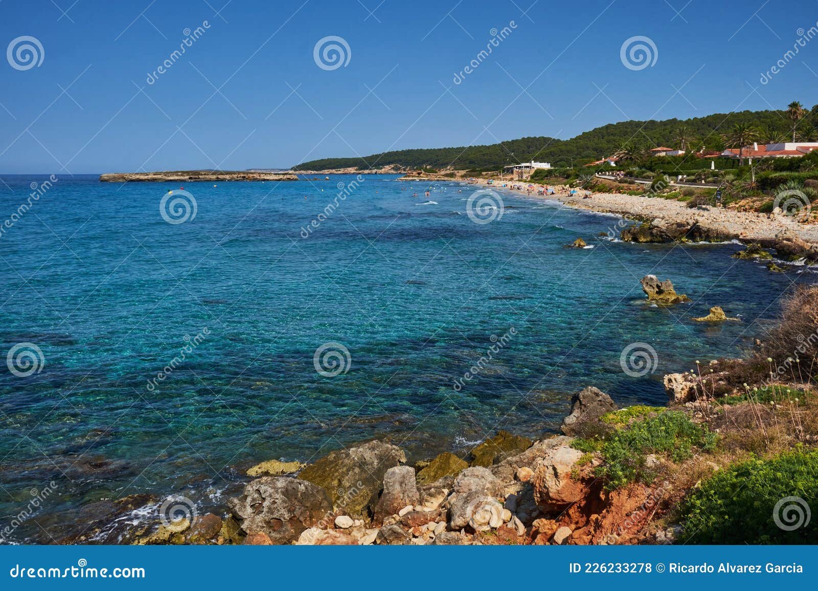 vista panoramica de la playa de sant tomas