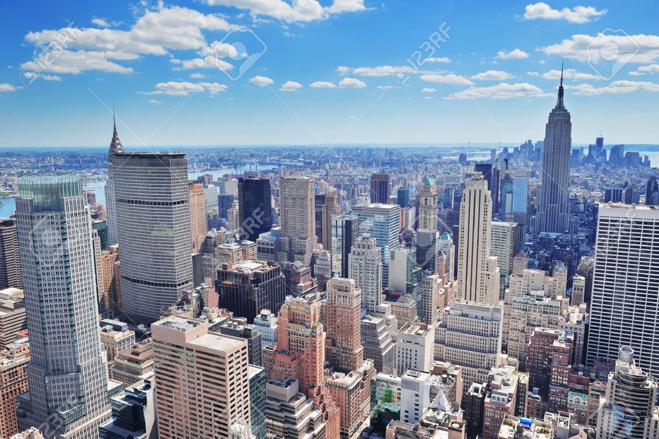 vista panoramica de nueva york de dia