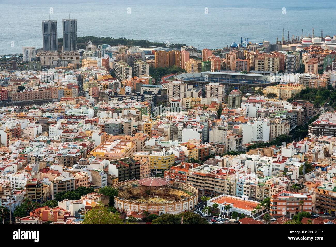 vista panoramica de tenerife desde arriba