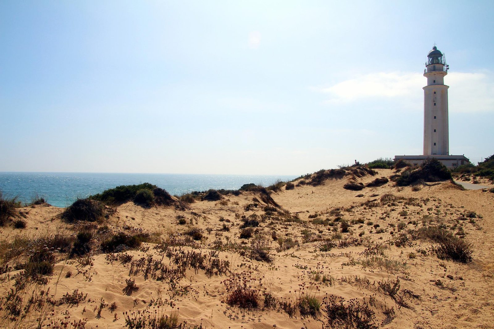 vista panoramica del camping faro de trafalgar