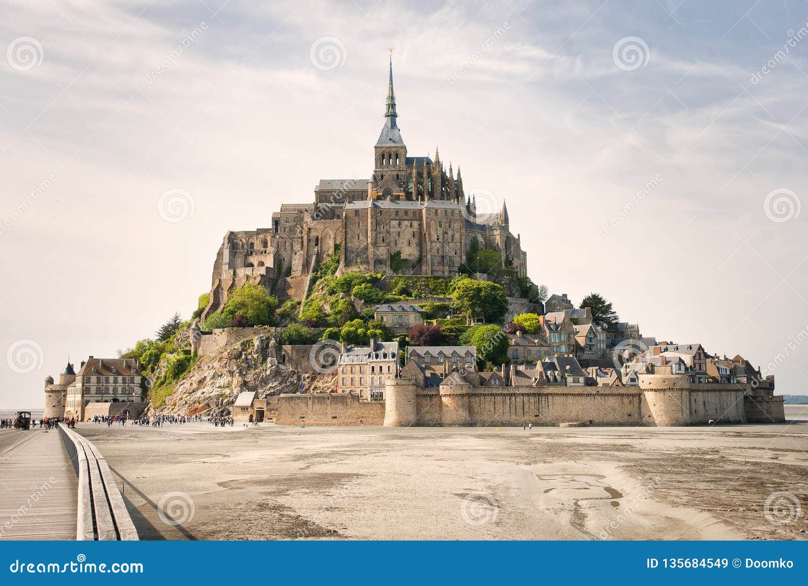 vista panoramica del mont saint michel