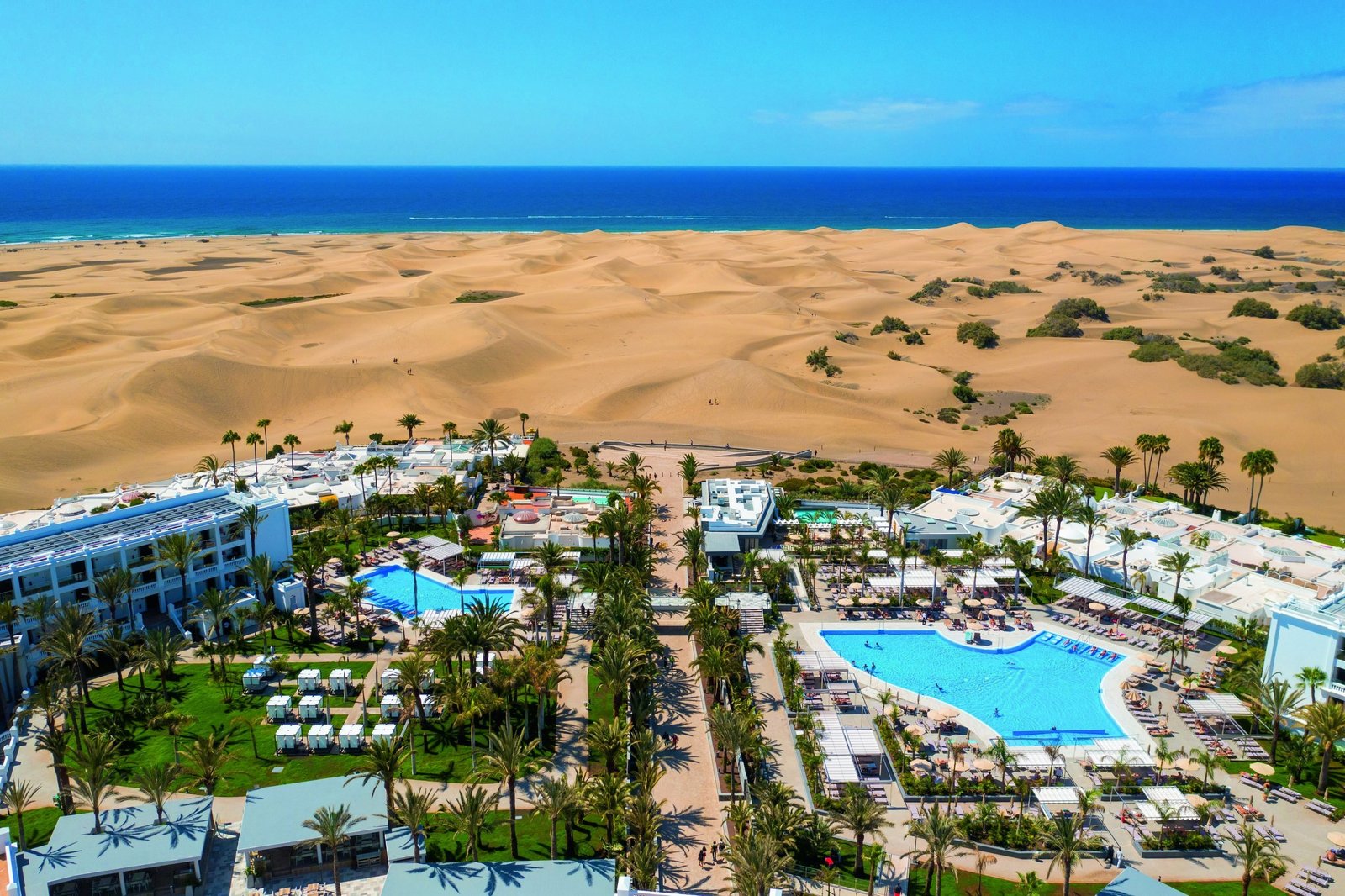 vista panoramica del riu palace oasis